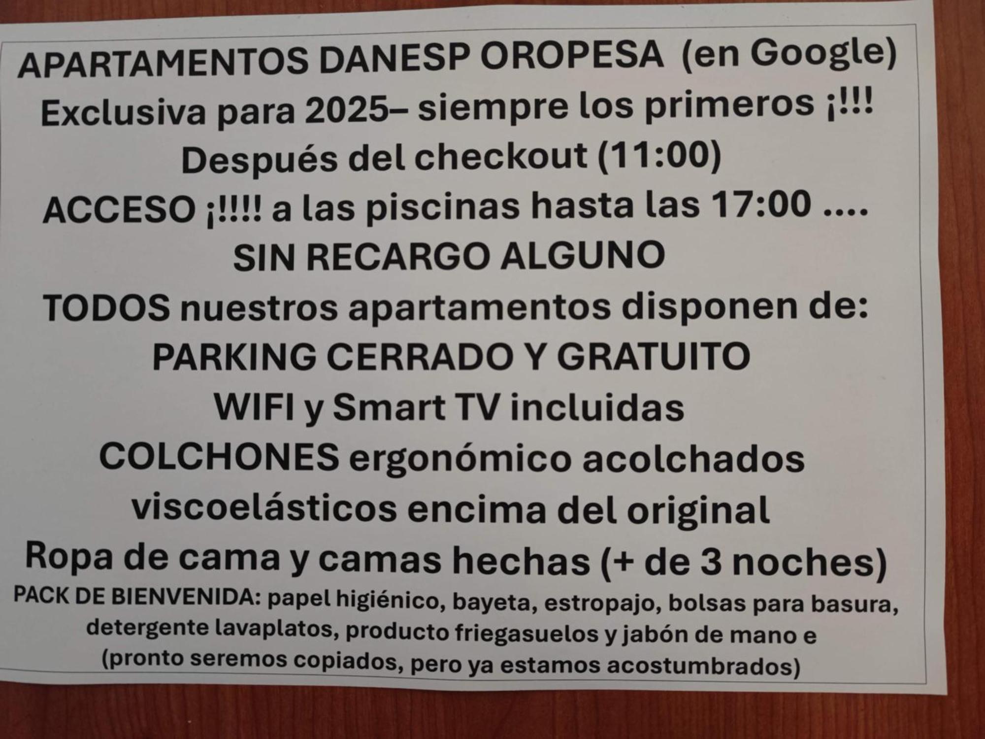 Apartamentos Danesp-Playa De Les Amplaries Marina Dor- Frontales Al Mar Oropesa del Mar Esterno foto